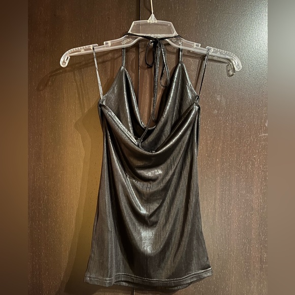 VERO MODA NWT Black halter neck top, size small - Picture 2 of 4